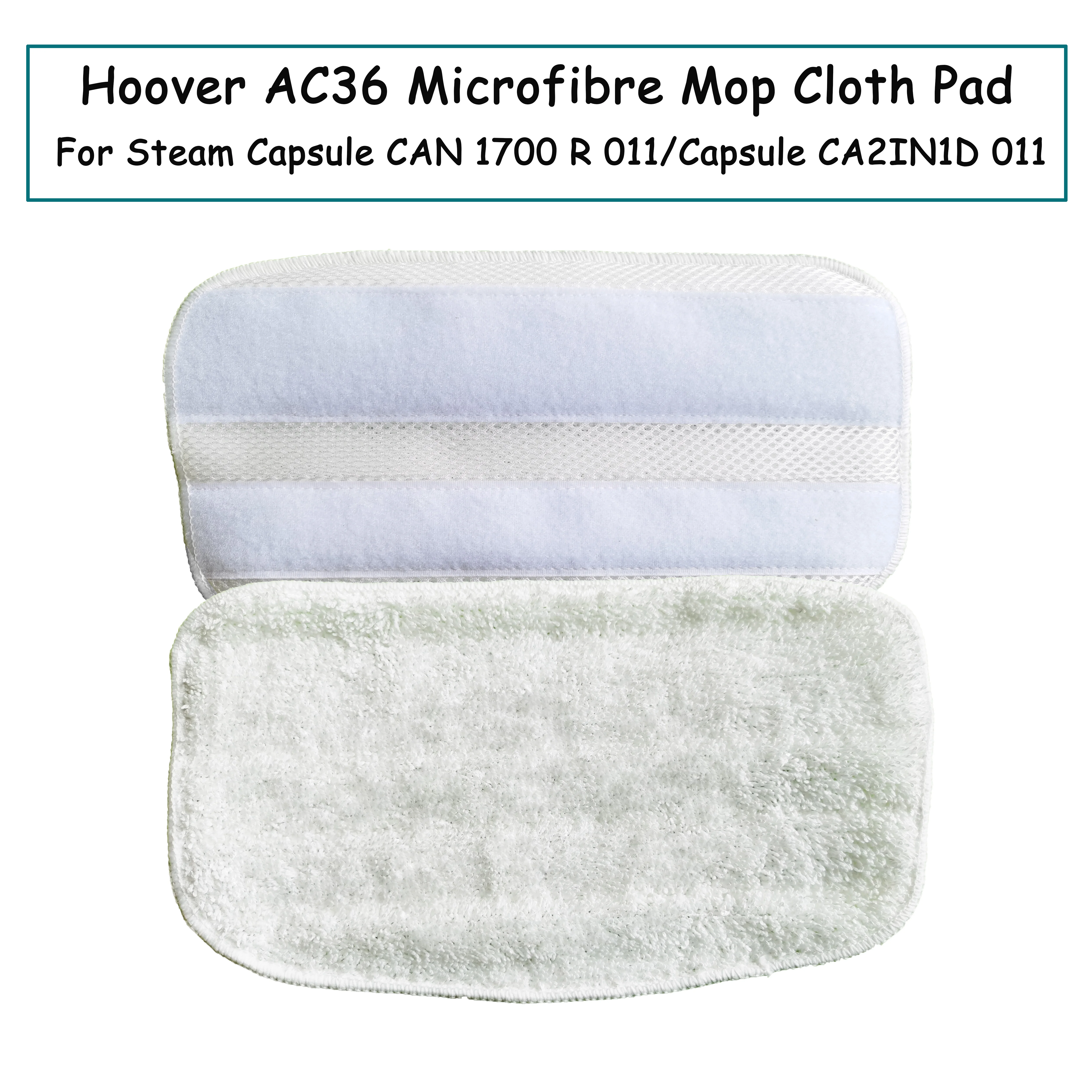 2pcs Hoover Microfiber Mops Cleaning Pads 35601693 AC36 Fit Steam