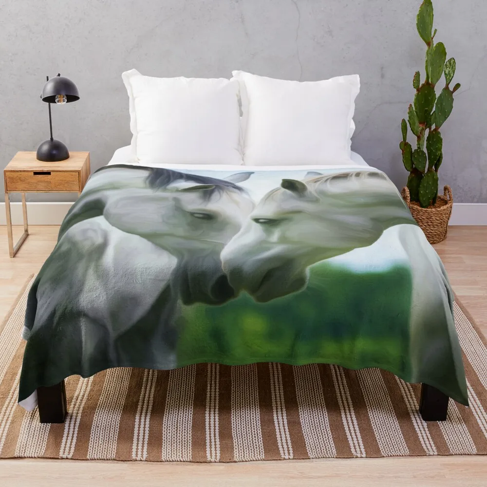 

Horses Throw Blanket Quilt Blanket Heavy Blanket Sofa Quilt