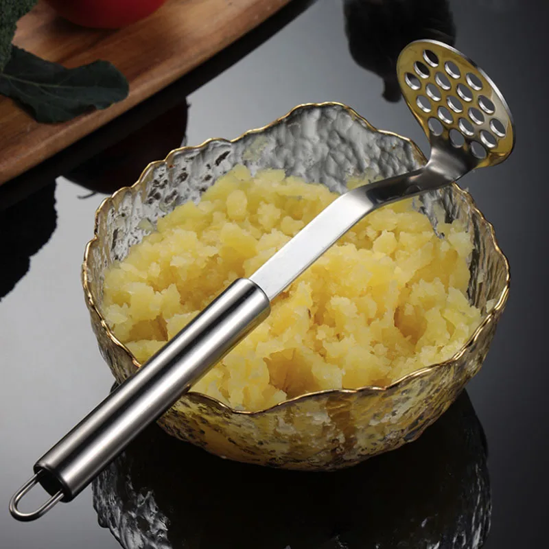 Stainless Steel Potato Mashers High Quality Thickened Potatoes Mud Press Manual Crusher Kitchen Fruit Vegetable Cutter Tools