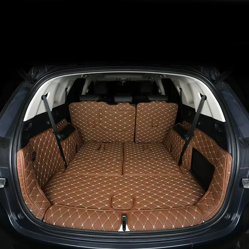 

For BYD Tang EV 2022 2023 7 Seats Interior Accessories Car Trunk Mats Cargo Liner Anti-dirt Protective Cover Pad