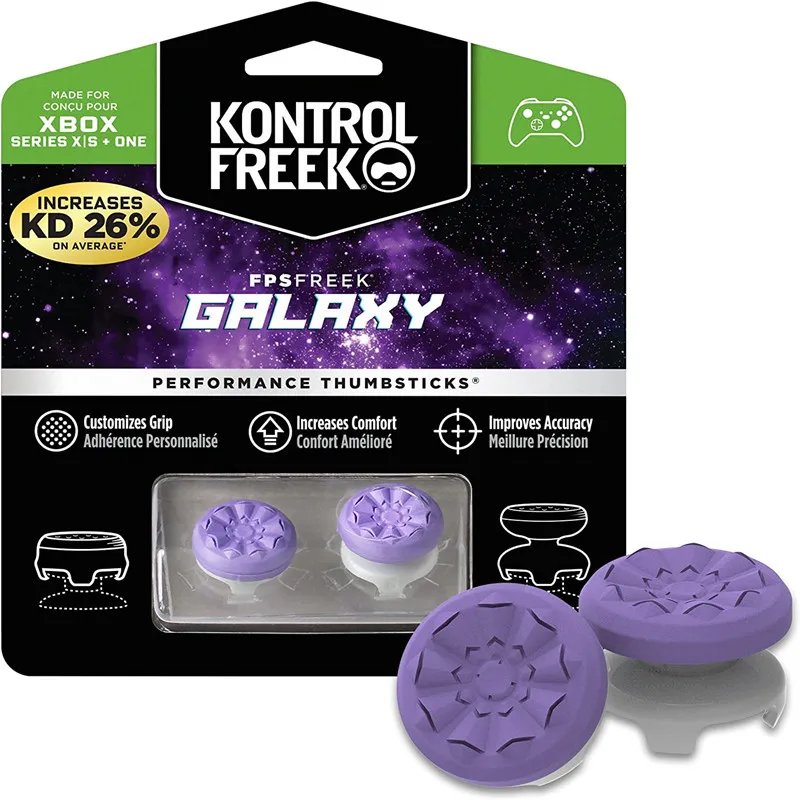 Novo freek galaxy desempenho polegar grip caps silicone analógico vara tampas capa para xbox one série x/s controlador tampa de silicone