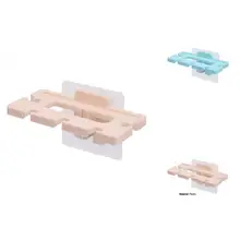 

Toothbrush Holder Wall-mounted Waterproof Bathroom Wall Hanging Toothbrush Rack Storage Shelf Toothpaste Holder