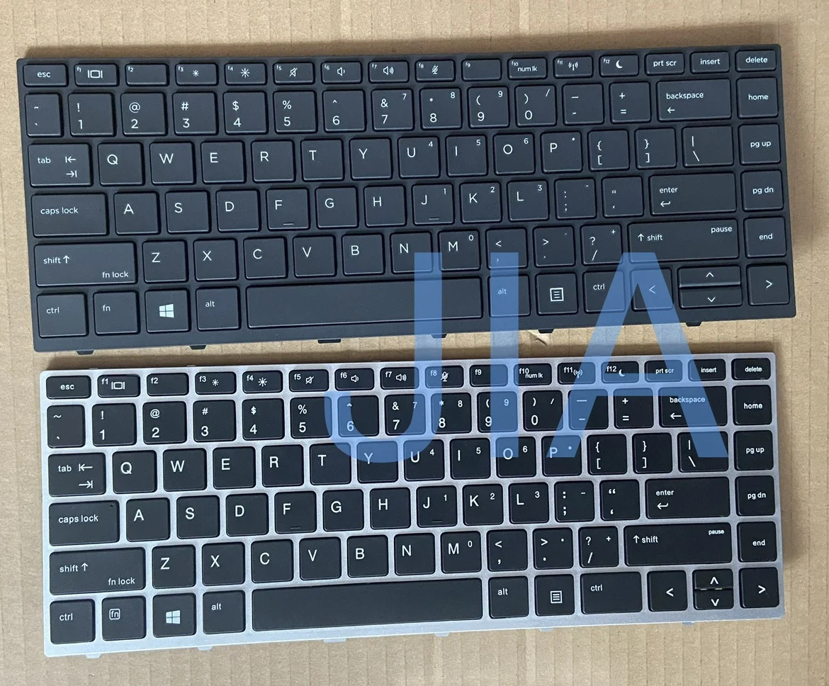 Tastiera Teclado Per Laptop Hp Probook 430 G5 440 G5 445 G5, Cornice Nera Nera, Senza Retroilluminazione