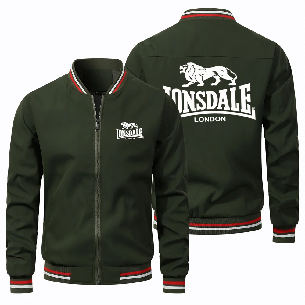 Spring/summer vintage jacket with men's lion pattern 3D printed long sleeved jacket for men's oversized fashionable clothing