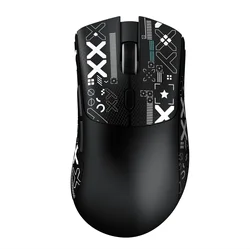 Enhanced Wireless Bluetooth Gaming Mouse - 18K DPI, Tri-Mode Connectivity, Ultra-Light 59g (R1 black)