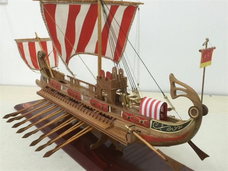 1/50 Ship Model CAESAR Ancient Roman Warship DIY Simulation