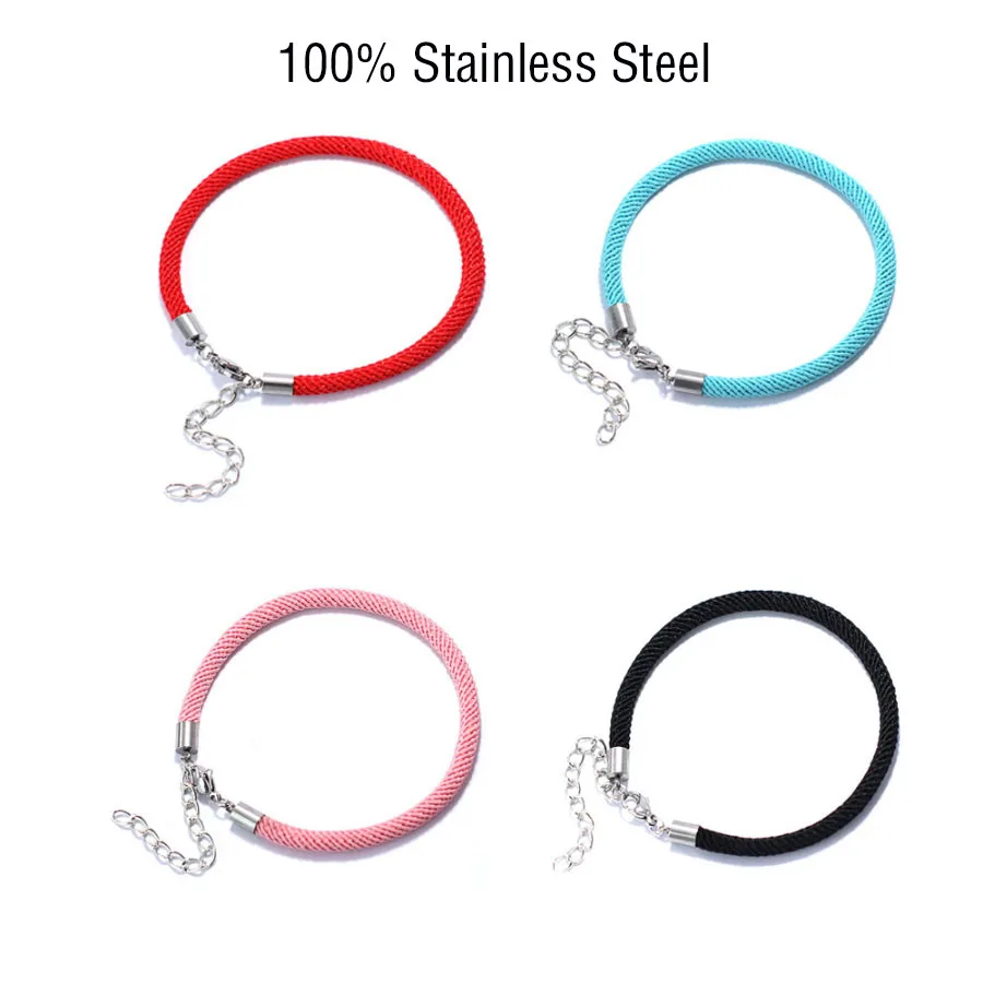 Colorful Adjustable Rope Bracelet for Men and Women