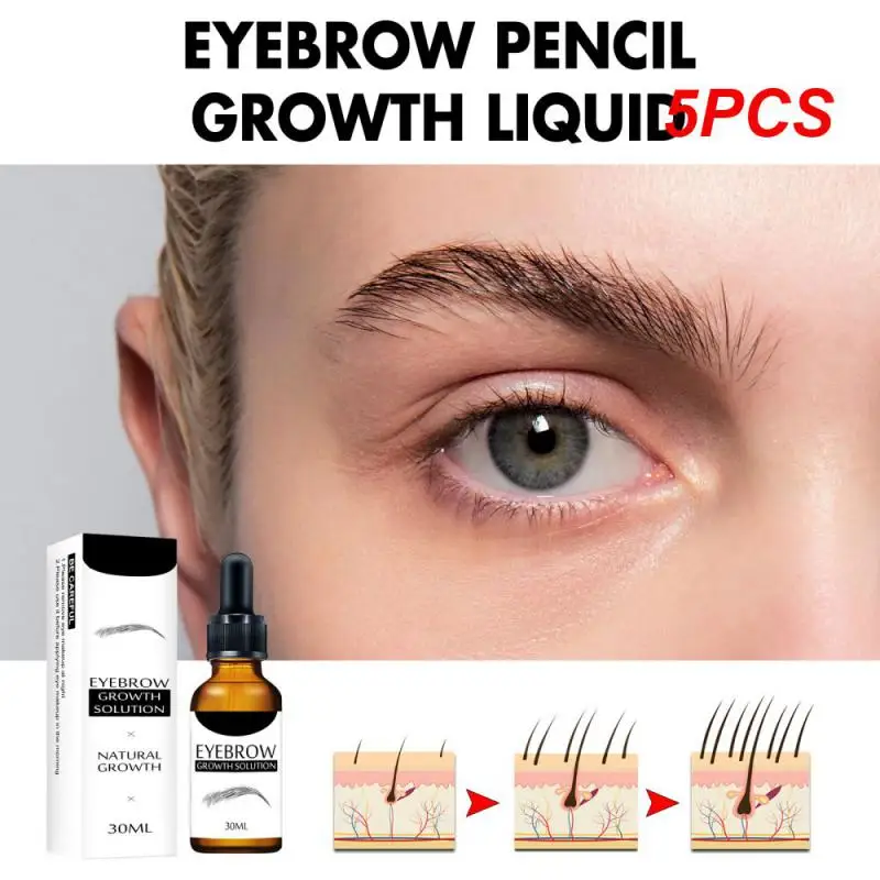 

5 шт., эфирное масло для роста бровей