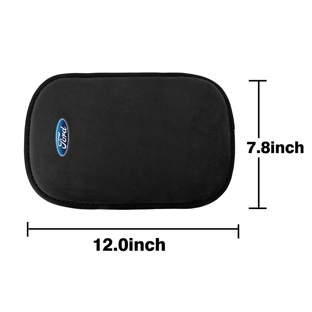 Suede Car Armrest Protection Cushion Mat