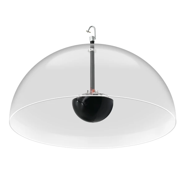 30 Inch Dual-Parabolic Stereo Sound Museum Pendant Hanging Directional  Sound Focusing Dome Speaker