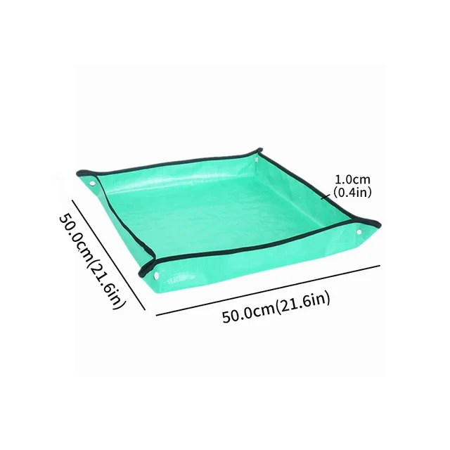 Tapis de Pot de plantes imperméable, tapis de jardin d'intérieur avec gants de travail, tapis de Pot succulent de plante d'intérieur pliable, tapis de plante d'intérieur, Portable 4