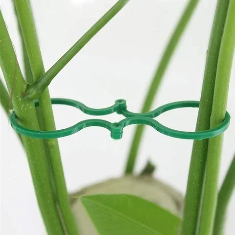 

20/50/100PCS Garden Plant Twist Clip Ties Support Multi-Use Flowery Branch Stalk Tomato Fixing Accessories