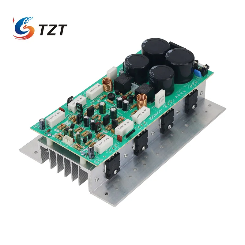 TZT 400W+400W 2채널 증폭기 보드 Toshiba용 트랜지스터가 포함된 Hifi 오디오 800W 파워 앰프 보드