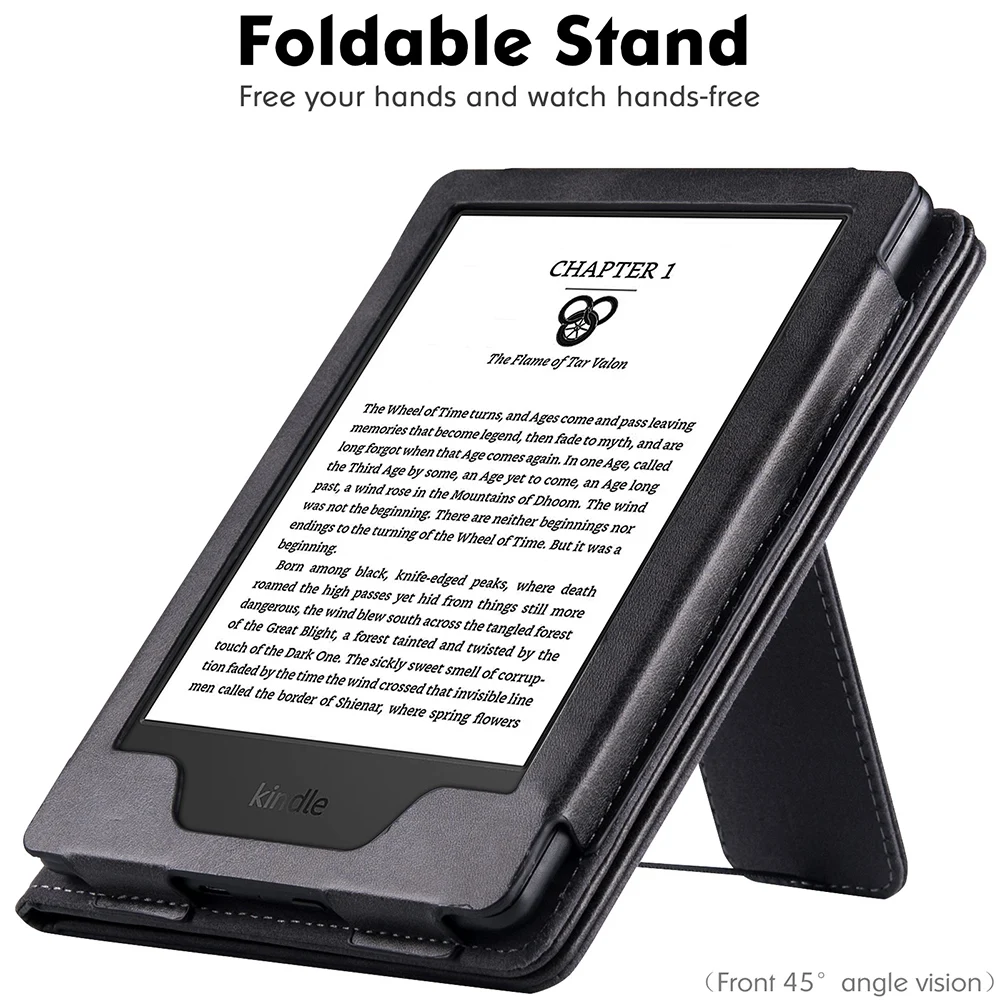 Kindle Paperwhite 7th Generation Case with Stand/Hand Strap - PU Leather  Cover for Kindle Paperwhite 6th Generation eReader - AliExpress