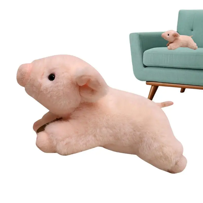 

Cute Plush Pig Adorable Soft Piggy Plushies Soft And Cuddly Body Pillow Realistic Stuffed Animal Lucky Pig Hugging Pillow For