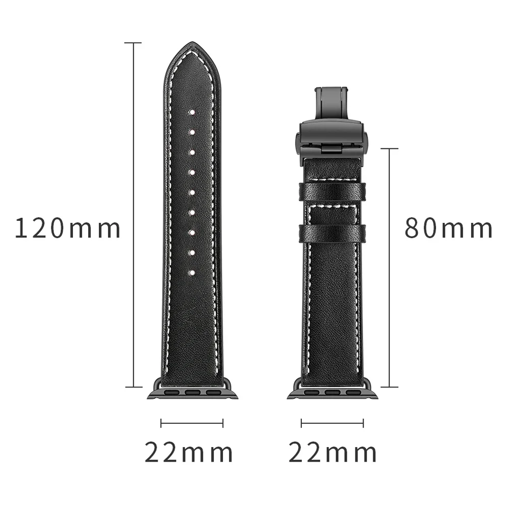 Exquisite Premium Leather Apple Watch Strap Bracelet Wristband