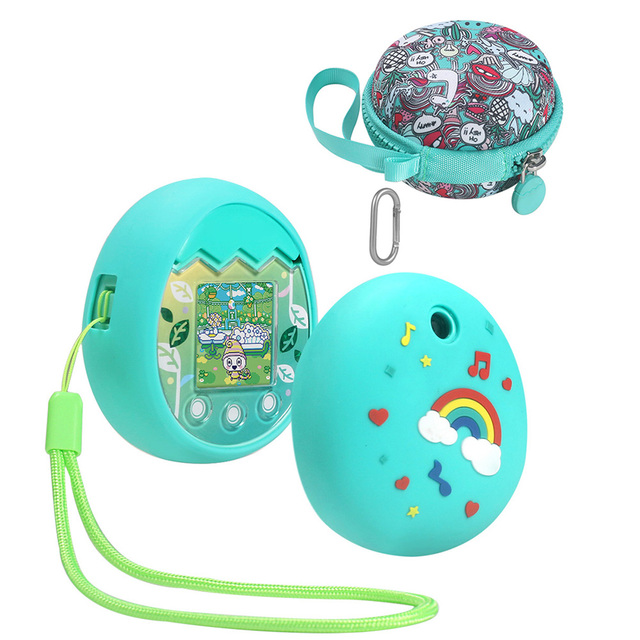 Electronic Digital Pets Machine Cover Comprehensive Protection Case Kids Birthday Gifts for Tamagotchi Pix