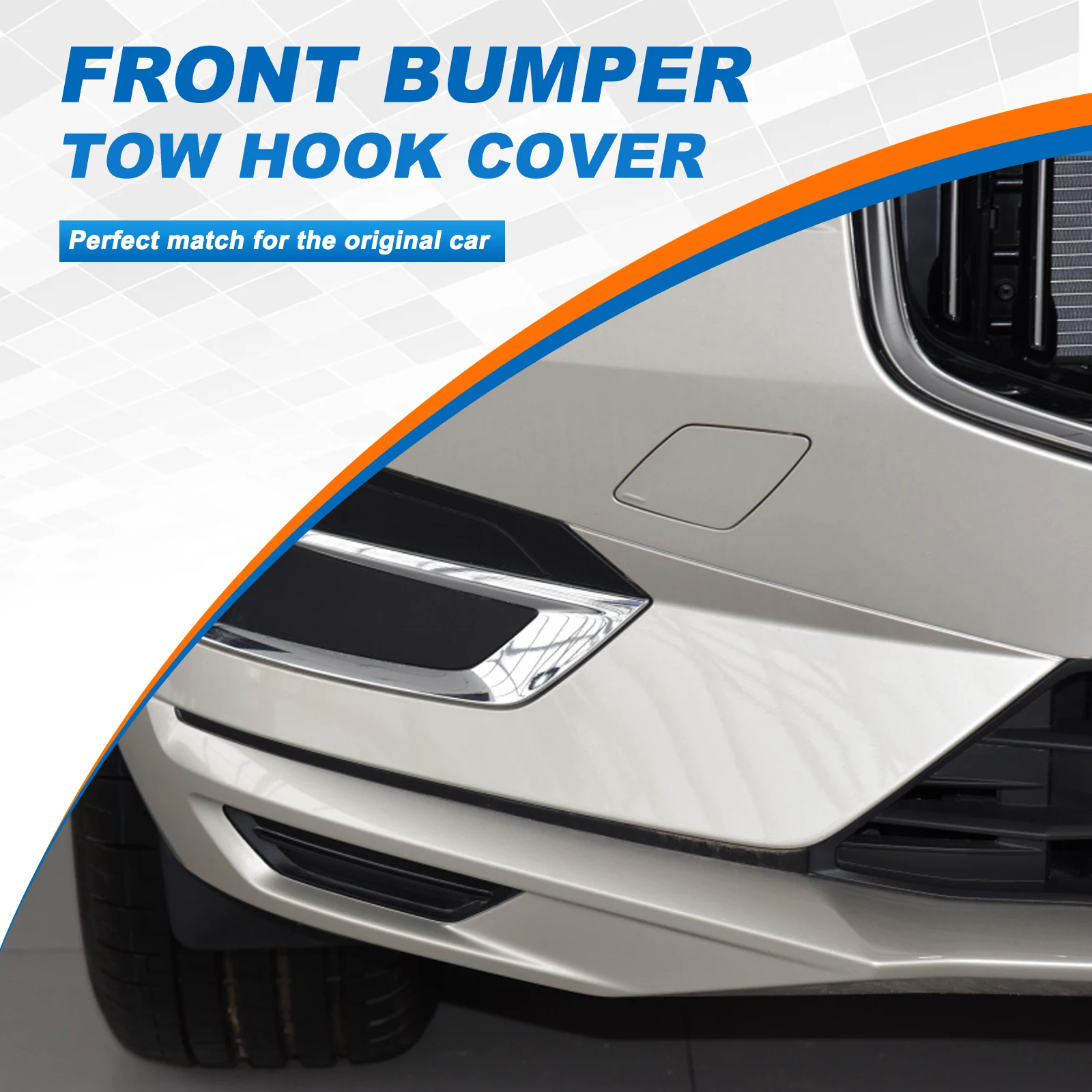 Front Bumper Tow Hook Cover Cap Towing Eye For VOLVO XC60 398464065 31425165 Right Passenger