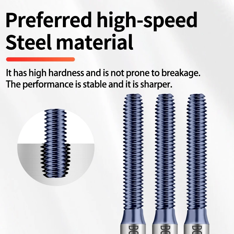 HSSE-M42 JIS Standard TICN Coating Roll Forming Tap M0.5 M0.6 M1 M2 M3 M4 M5 M6 M7 M8 M10 M12 M14 Ma