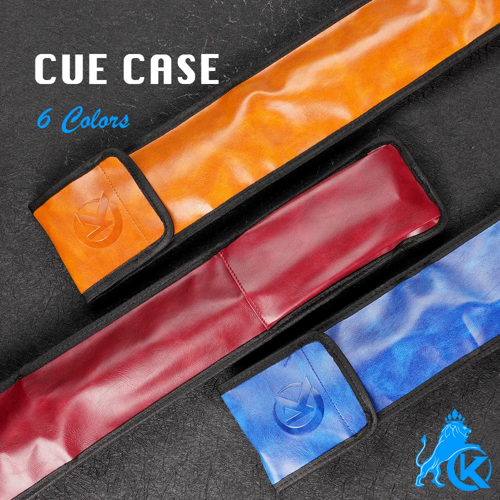 

Мягкий кожаный кий для бильярдного бассейна KONLLEN Cue чехол 1x1, бильярдный кий большой емкости 1/2, Вмещает 1 ягодиц и 1 вал