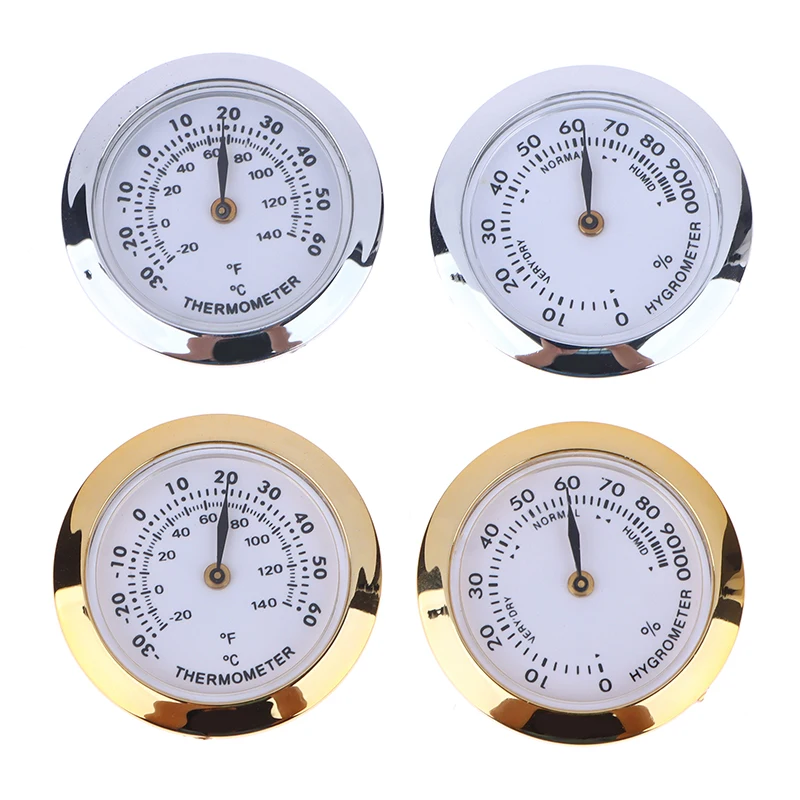 

Direct Sale Embedded 37mm Pointer Temperature And Humidity Meter Mini Thermo-Hygrometer Musical Instrument Accessories