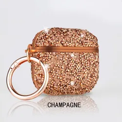 Sparkly Bling Glitter Diamond Case with Keychain Ring - Protective Cover - AirPods Pro (2)