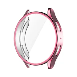 All-Around TPU Screen Protector Case - Enhanced Protective Cover for Samsung Galaxy Watch Accessories (40mm/44mm) (RoseP)