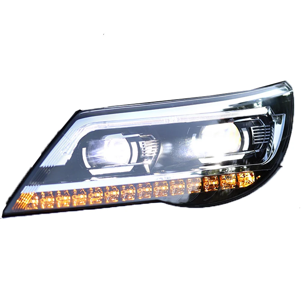 

AKD Car Styling Head Lamp for Tiguan Headlights 2009-2012 Tiguan LED Headlight upgrade New Tiguan led Projector Lens DRL Signal