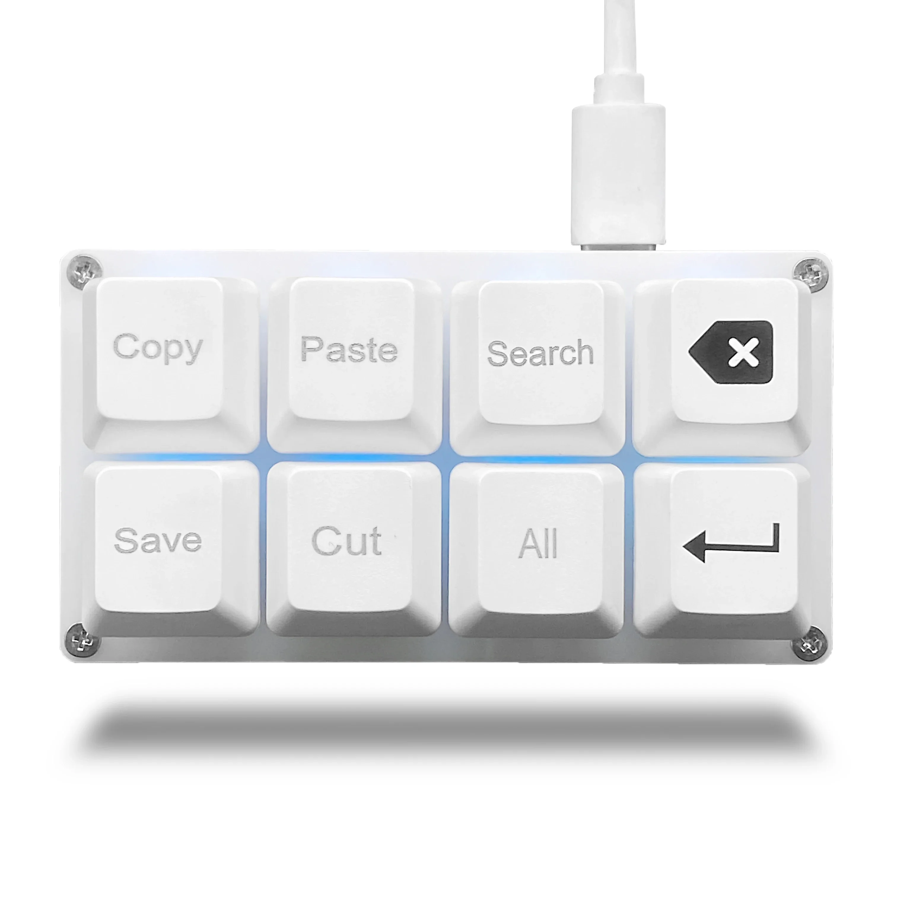 Compact Programmable Mechanical Keypad with Customizable Shortcut Keys