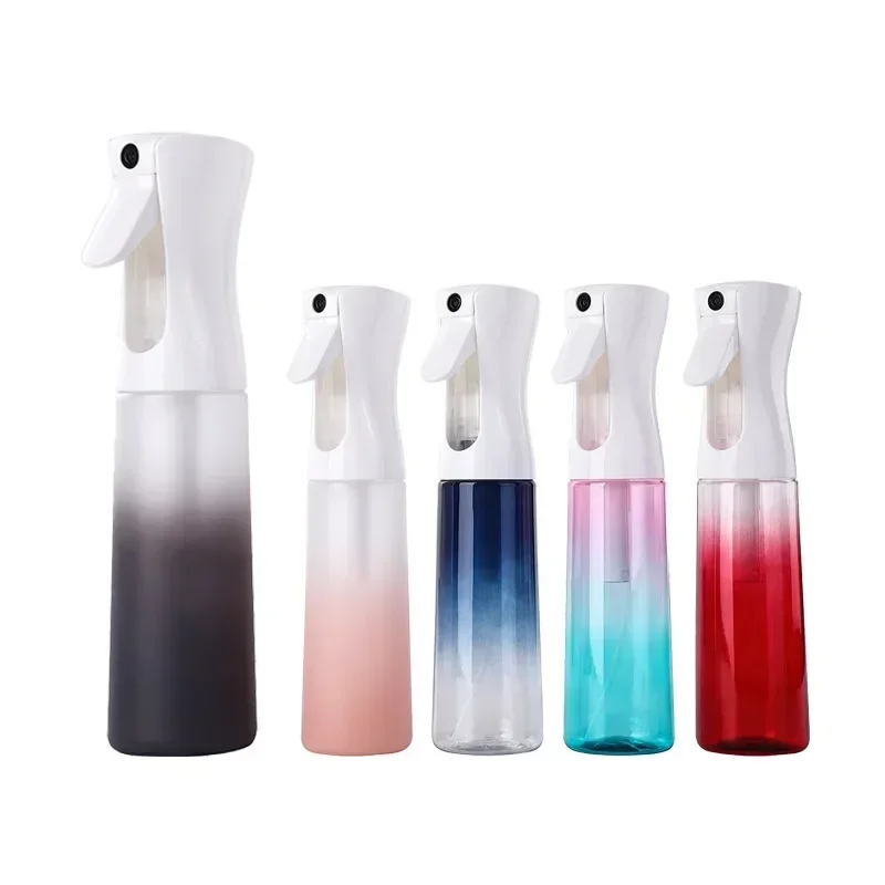 Hair Spray Bottle 300/200ml Refillable Continuous Mist Salon Barber Tools