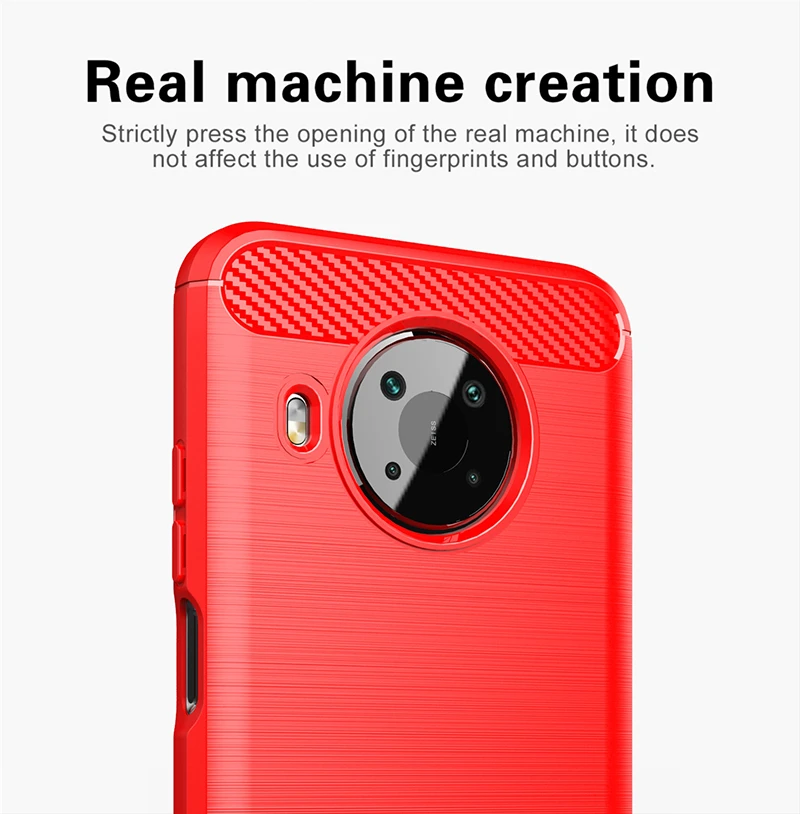 Premium Soft Silicone Armor Case - Slim Carbon Rubber TPU Cover