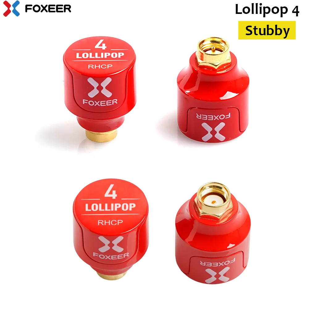 2pcs Box Foxeer Lollipop 4 Stubby 5 8G 2 6Dbi Omni FPV Antenna LHCP 2pcs-box-foxeer-lollipop-4-stubby-5-8g-2-6dbi-omni-fpv-antenna-lhcp