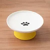 Cat Bowl Ceramic Pet Bowls Cat Dog Bowl Dish Pet Food Plate Kitten Water Dish Feeder  Dog Bowl Feeder for Cats Pet Accessories 4