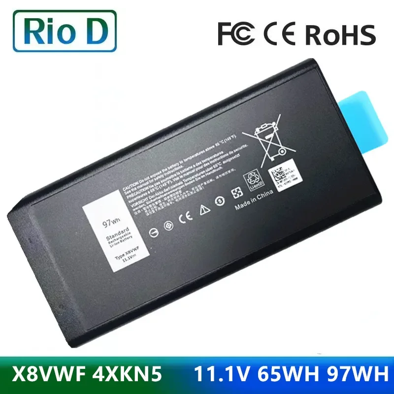 

Аккумулятор 11,1 В для ноутбука DELL Latitude E5404 E7404 4XKN5 VCWGN 5XT3V 05XT3V 09FN4 Tablet 11,1 V 65Wh 4XKN5