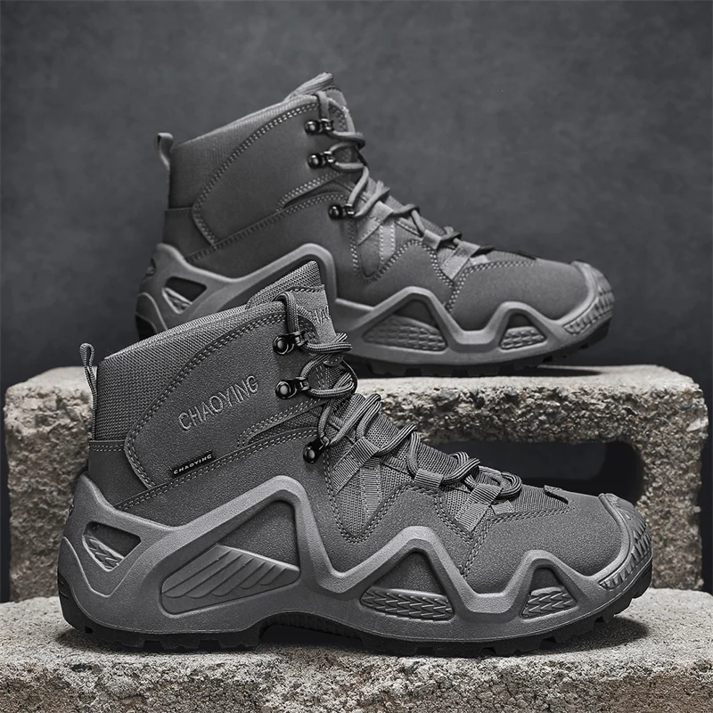 Climbing Hiking Shoes Ankle Men Outdoor Boots Tactical Boots Army Mens Military Desert Waterproof Work Safety Shoes