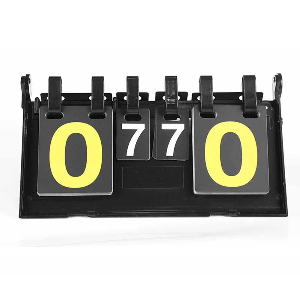 

Flip Scoreboards Tabletop Scores Flipper Football Flips Score Keeper For Basketball Ping Pong Triangular Base Design