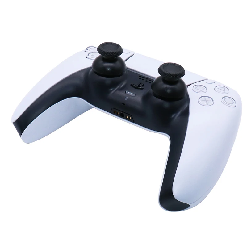Silicone Analog Stick Caps Joystick Replacement Game Joystick Analog Joystick Caps 10Pc For Sony Dualsense 5 Ps5 Controller 3D Analog Joystick Thumb Stick Grip Cap Button Repair Part Cover Thumbstick Replacement