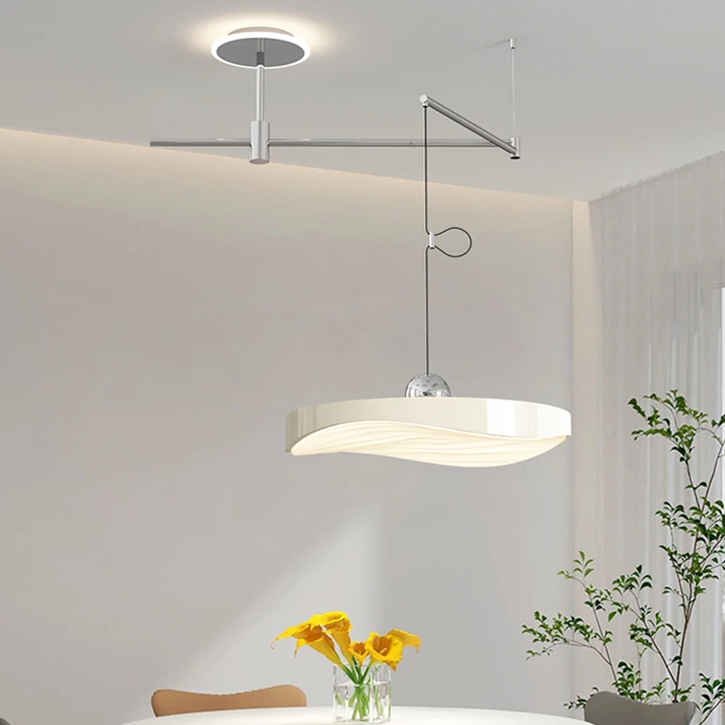 Modern Removable LED Chandeliers For Office Study Dining Table Home Decor Pendant Lights Lustre Bedroom Indoor Lighting Fixtures