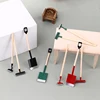 3Pcs 1:12 Dollhouse Miniatures Gardening Shovel Rake Hoes Farm Tool For Doll House Garden Tools Decor Kids Pretend Play Toys 4