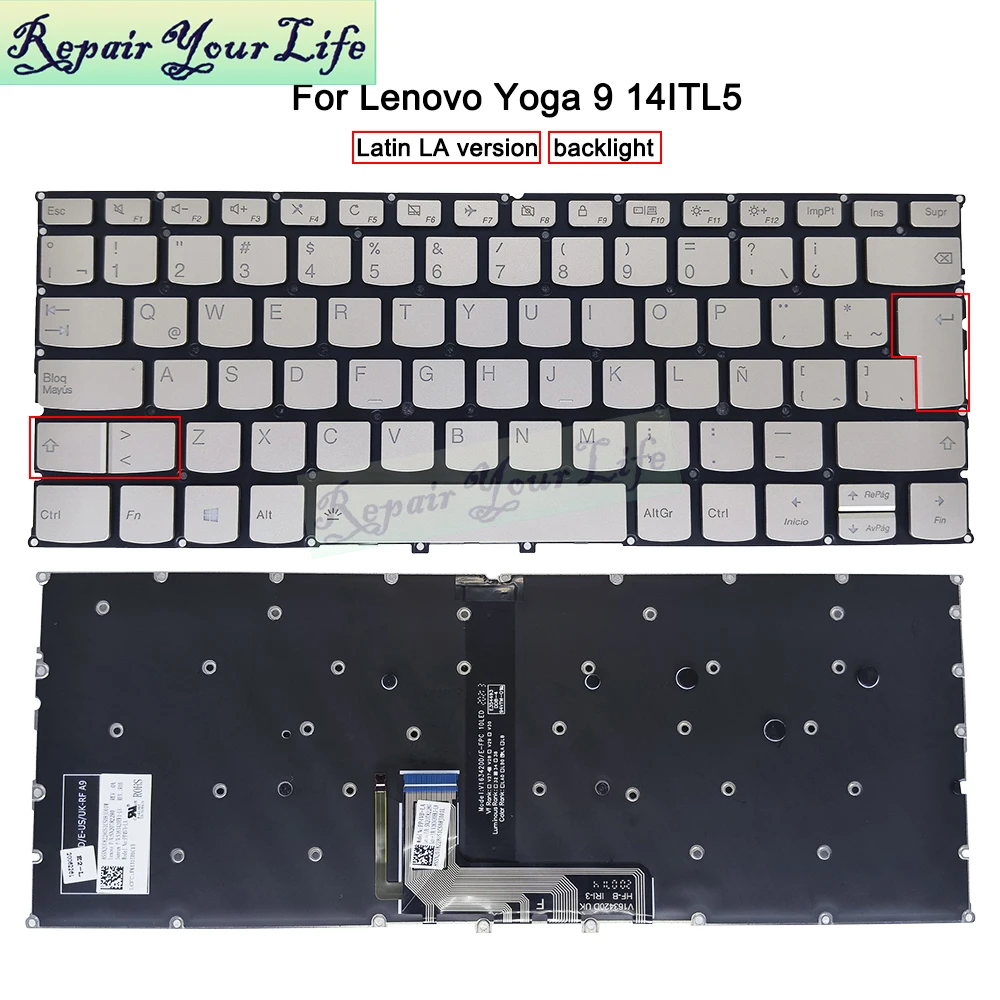Yoga 9 14itl5 Notebook, hebraico, PP4vb-uk SN20T82268 SN20T82280