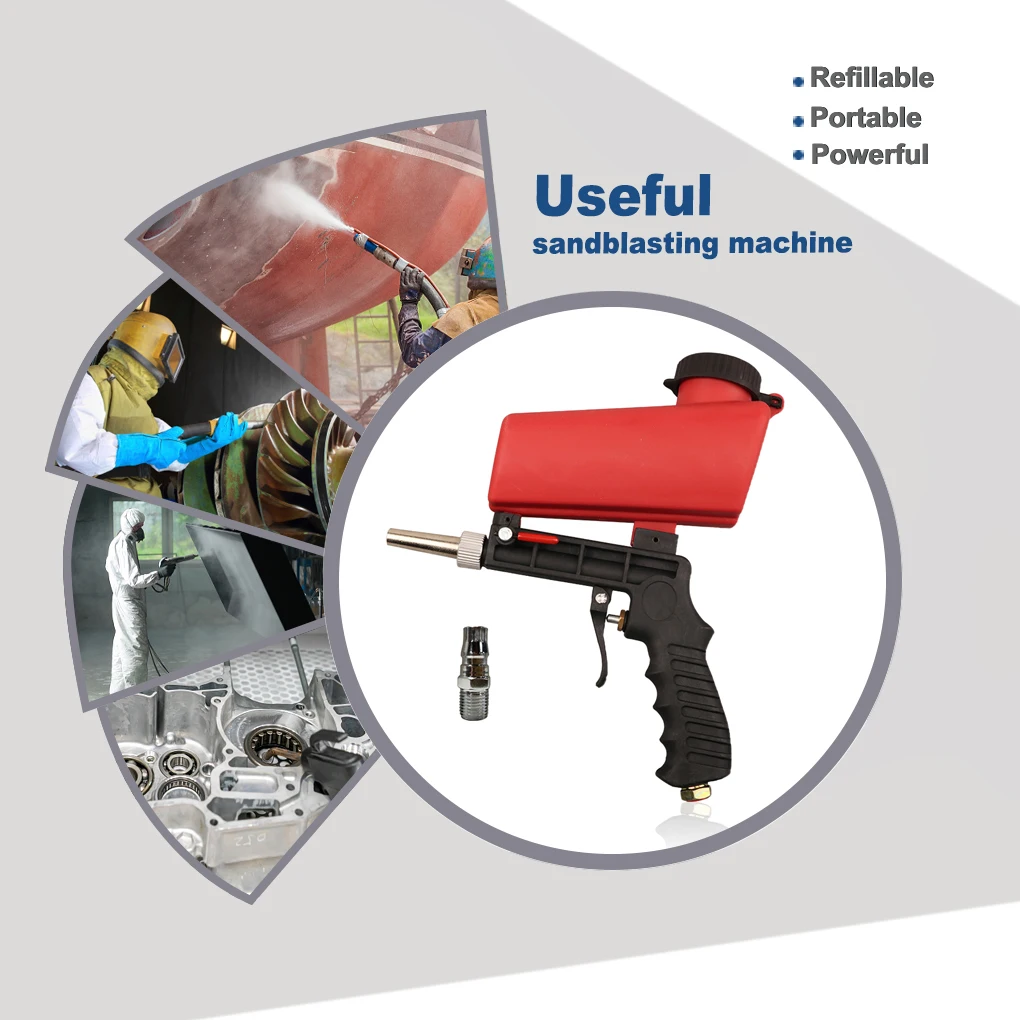 Пескоструйная машина 700cfm, спрей, Пескоструйный бластер 21lbs, сохранение алюминиевой ржавчины, профессиональный распылитель с насадкой
