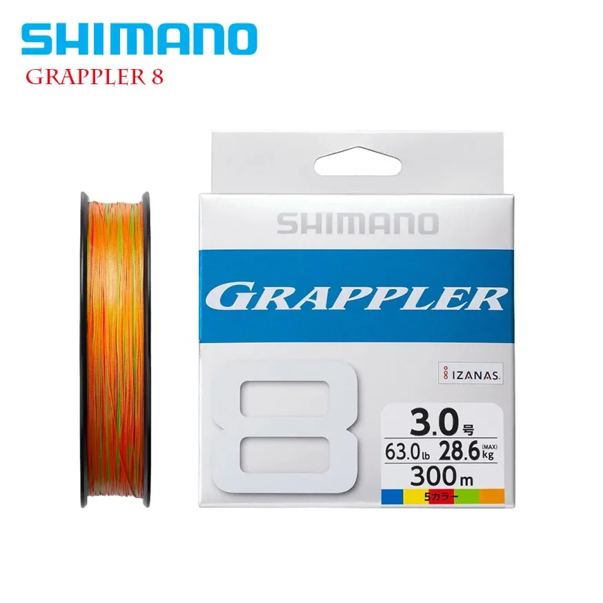 

Новая цветная ПЭ леска SHIMANO GRAPPLER 8, 8 плетеных, для морской рыбалки, лодки, железная пластина, для дороги Yayu, рыболовная леска