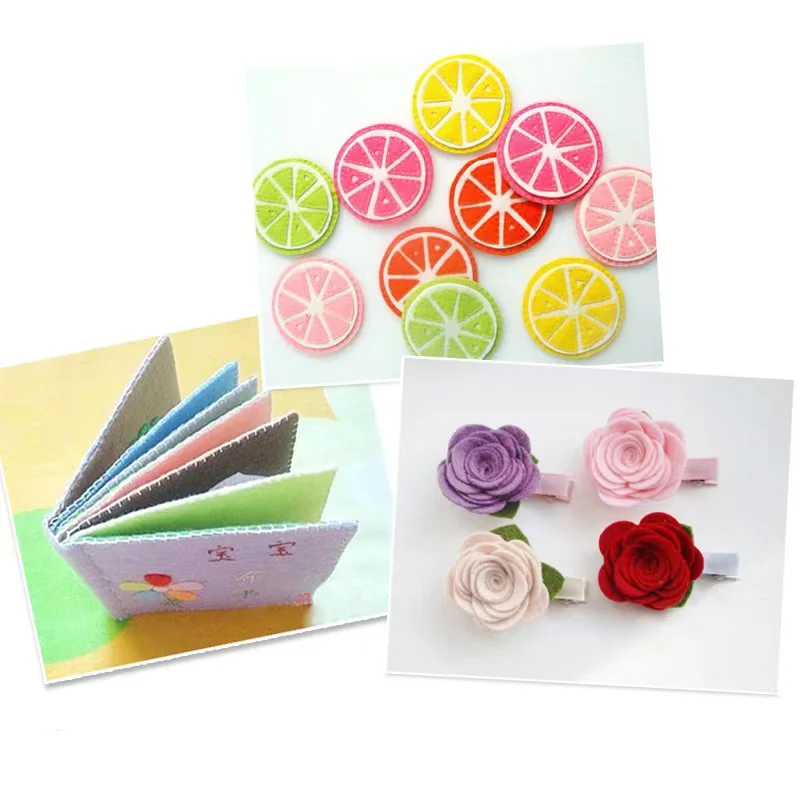 10/20/40pcs Felt Sheets Multi Color Variety Pack 15x15cm Felt