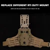 ARC Tactical Drop Leg Strap Band RTI DUTY Mount Accessory For Thigh Holster Leg Hanger Molle Hunting 3 Hole Side Kick Holster 3