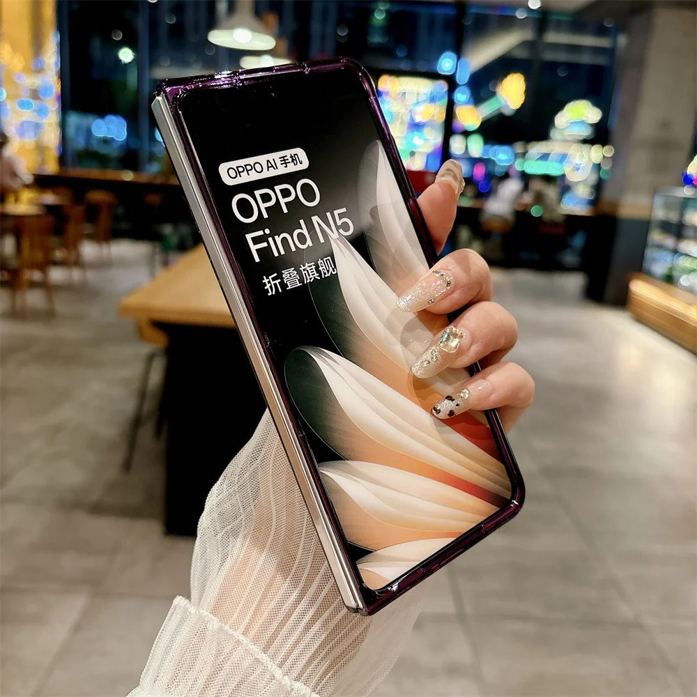 جراب هاتف ملون شفاف لـ OPPO Fالعثور على N5 PC جراب...