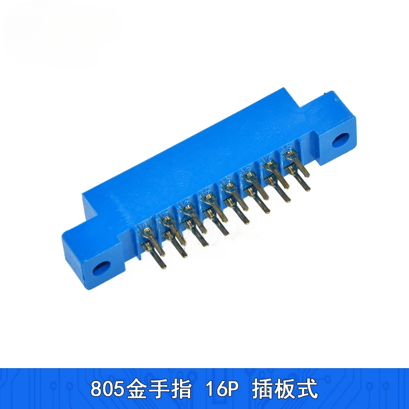 1Pcs 805 Series 3.96mm Pitch 2x8 Pin 16 Pin PCB Slot Card Edge