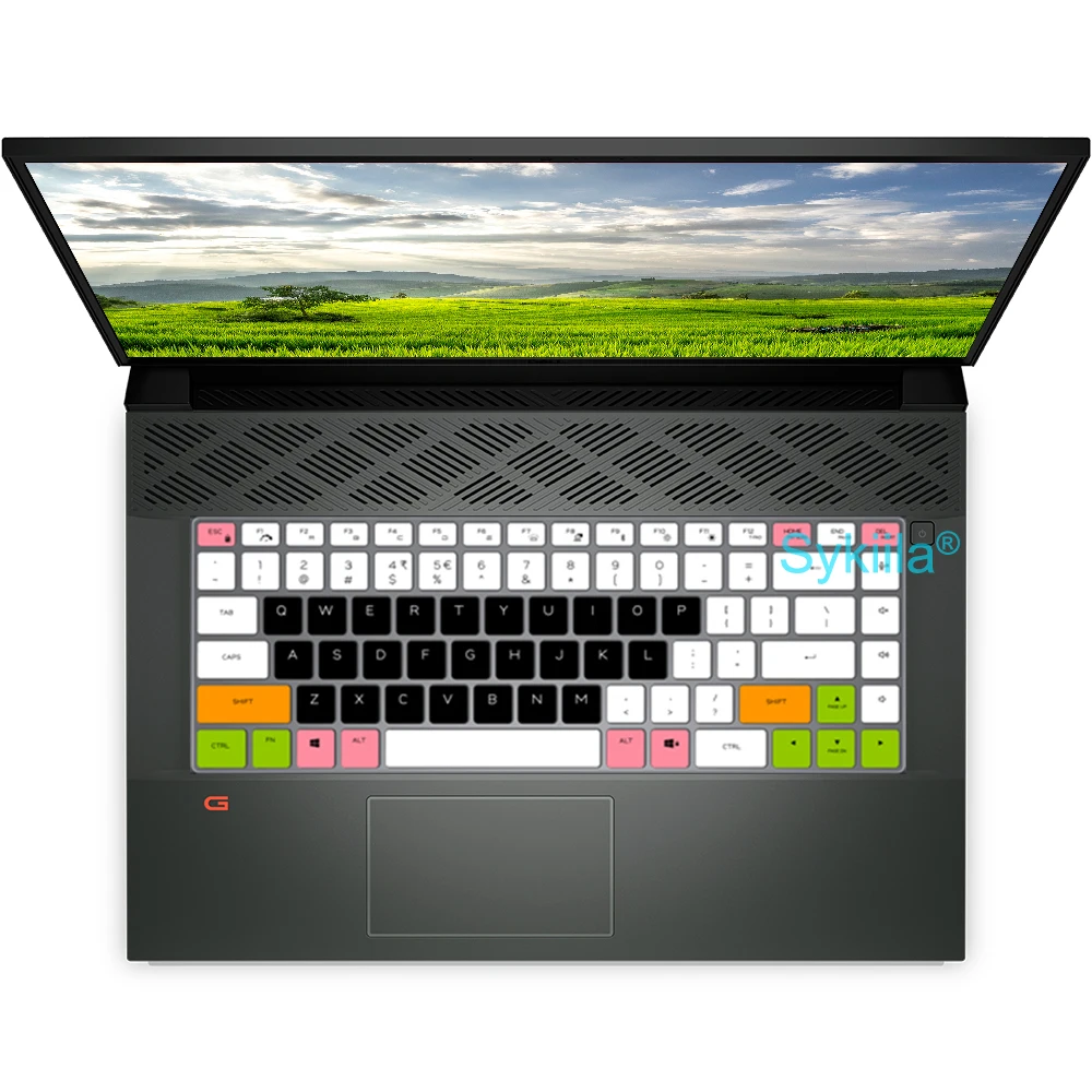 Keyboard Silicone Cover Keyboard Cover Keyboard Cover for Dell G3 Gaming G5 G7 15 17 G15 G16 3500 3579 3590 3779 5500 5587 5590 SE Laptop Silicone Protector Skin Case