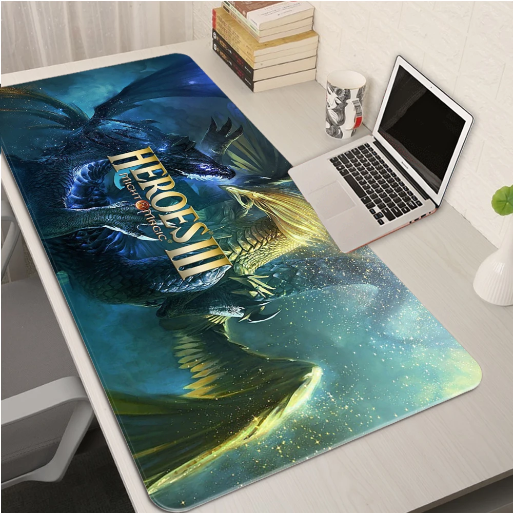 

Heroes of Might and Magic Mousepad Pc Gamer Computer Keyboard Carpet Rubber Laptop Desk Mat LOL CS GO Dywan Cute Mouse Pad