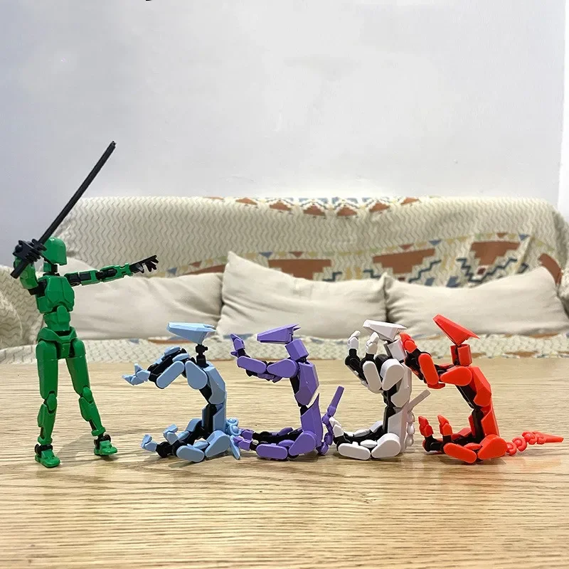 Luminous Titan Action Figures - 3D Printed, Multi-Jointed, Movable Collectibles