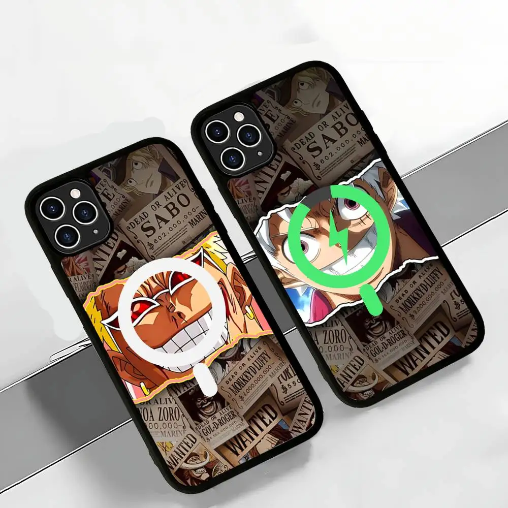 Anime O-One Pieces Phone Case with Magsafe Magnetic Shell